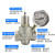 不锈钢减压阀Y13X-16P自来水减压稳压阀 螺纹丝扣可调式4分调压阀 DN25   (带压力表)