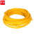 谋福 1126 橡胶软管黄色乳胶管 高弹性橡胶软管 实验室软管(乳胶管 5×7五米)