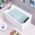 DEETGUJOMOX亚克力双层保温小户型家用浴缸加深独立式长方形坐凳加深 浴缸(带坐凳) 0.9m