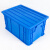 海斯迪克 HKCL-638 五金零件盒工具盒 塑料周转箱物料螺丝收纳盒 4号通用箱盖蓝