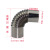 欧杜（oudu） 工业镀锌90度排烟管圆波纹螺纹管；直径110mm