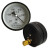 江南牌空压机储气罐气泵压力表1.6MPA轴向径向耐震气压表水压表 YZ100(-0.1-0MPA)M20真空表