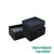 防静电方盘黑色物料盒零件工具元件盒塑料周转箱塑胶托盘浅盘胶盘 托盘外尺寸：590*540*35mm