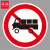 谋福（CNMF）交通标志指示牌 停车场标识牌可定制【禁止载货汽车通行-贴反光膜雕刻(平板钉墙款)】