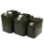 海斯迪克 HKW-157 工业加厚铁皮油桶 柴油桶加油壶 汽车备用油箱 立式扁桶20L