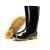 防汛雨鞋 43码 黄色底中筒 单款 高度30cm单位双