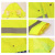 中神盾反光雨衣雨裤套装户外防水安全工作服（黑/荧光黄+荧光黄分体款）XL/170