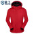 星工（XINGGONG）三合一冲锋衣 全热封双面加绒防风保暖户外防护服男女款外套 红色3XL