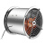 不锈钢轴流工业排耐高温厨房强力管道抽风 高速304不锈钢2.5-2-65-220V 内