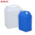 圣极光塑料桶工坊分装桶加厚液体桶G3622可定制10L蓝色扁桶