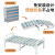 LISM适用于钢丝床单人折叠办公室午睡简易双人出租房便携午休木板床 经典银灰-圆管加厚款（1.20