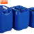 京洲实邦 塑料化工废液桶加厚耐酸碱酒桶 25L蓝色 （加厚款）