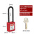 挂牌锁LOTO隔离工业安全绝缘锁个人设备上锁能量工程安全挂锁 76mm绝缘主管