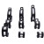 冰禹 304不锈钢连胶条喉箍 R型固定夹电缆电线卡箍抱箍 直径36mm（5个） BYyn-427