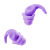 GJXBP耳塞防噪音隔音睡觉宿舍睡眠学习降噪工业耳罩呼噜声 紫色 左耳+右耳一对+眼罩