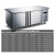 日曌奥华立商用厨房卧式不锈钢操作台冰柜大容量冷藏冷冻工作台吧 冷藏冷冻 180x80x80cm