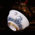 SOVOB碗家用吃饭单个瓷语颠 陶瓷米饭碗家用单个特别好看的碗5寸吃饭汤 反口单碗｜富贵长春（4.5吋）