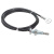 钢丝绳压制 眼式压制带螺纹 健身器材钢丝绳 可调节专用绳索 5mm粗（2米整套）