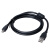 三菱GOT1000/GT11/GT15触摸屏编程电缆数据下载线GT09-C30USB-5P 黑色USB-MiniT型口 5m