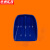 京洲实邦【 蓝色厚款40*37】加厚钢化塑料锹铲大号除雪铲ZJ-0157
