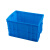 物料盒 加厚塑料周转箱长方形储物收纳箱子带盖防潮箱可叠加大号 E1长55cm*宽41cm*高15cm