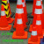 PVC70cm路锥30cm彩色警示小路锥路障迷你锥反光锥雪糕桶安全圆锥 红色