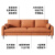 【送货上门】密可罗西科技布沙发小户型客厅双人三人现代简约免洗服装店公寓网红款 米白色 单人0.7m(送一个抱枕)
