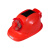 柯瑞柯林HT-04MF10000-R太阳能充电带灯五档调节四风扇工地安全帽液晶显示屏红色1顶装