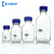 肖特肖特蓝盖玻璃方瓶100 250 500 1000ml实验室方形加厚耐高温化学试剂瓶子 100ml(方瓶)