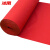 冰禹 BYQ-707 一次性地毯 婚庆迎宾地垫 商用过道楼梯垫(多拍不裁断) 红色3.0*1m 厚5mm