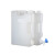 塑料方桶户外车载放水桶龙头瓶PP级便携储水瓶进口ASONE 3L(带龙头)