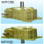 定制适用于wpa立式变速器wps涡轮减速箱WPOWPX蜗轮蜗杆减速机80型 WPA80(速比1比15)