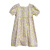 康曼朵6-14岁的女童连衣裙2024夏季新款童装洋气棉印花透气儿童裙子薄款 粉底黄色心 120cm