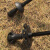 定制骆驼登山杖配件通用杖尖套圆形保护套防滑头底套橡胶套杖脚套 黑色泥托(2个装)