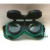 工业电焊平面白光用平光男士护眼眼睛透明防尘眼镜玻璃镜片防雾 黑白双翻电焊眼镜（10付