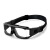 运动护目镜篮球眼镜护目镜运动眼镜框调节足球镜架 黑武士