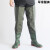 百舸 长筒下水靴PVC半身海鲜市场防水裤 军绿色针织布40码