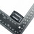 UTX 双向日子扣 日字扣 交叉调整 防滑 DIY配件扣具 黑色两边内宽25中间25mm