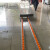 卸货神器宽流利条滑轨弯道无动力卸货滑梯滑轮轨道运输工具 一组3米4O宽4道4固定件