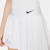 耐克（NIKE）官方女子速干褶裥网球半身裙夏季不对称百褶裙拼接DR6850 100白/黑 M
