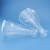 赫思迪格 玻璃三角烧瓶 高硼硅玻璃带刻度平底锥形瓶 广口1000ml HHW-248