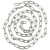 筑筠 304不锈钢防盗链锁 金属铁链链条 直径5mm长5米 单位：条