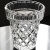 石子树加厚复古玻璃花瓶轻奢浮雕高脚水晶花器透明瓶子摆件 冰桶花瓶