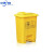 医疗废物垃圾桶医院用利器盒加厚黄色医院诊所脚踏桶有盖A-005 20L