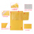 重安盛鼎 牛皮纸气泡信封袋黄色 加厚饰品服装包装袋 快递纸袋 15*25+4cm封口（284个）