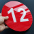 定制适用号码贴亚克力数字号码牌机器设备编号贴机台序号指示标识牌子餐厅 红色1-30(YB01-30) 5x5cm