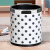 定制垃圾桶可爱少女客厅卧室创意卫生间圾简约北欧风 紫色波点纸巾盒 大号