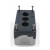PULIJIE按钮盒22mm XALB IP65防水按钮开关盒1孔 XALD03黑色 3孔按钮盒