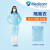 Medicom/麦迪康 白色一次性胶条防护服无纺布连体式全身无尘服 检查防护衣（10件） 均码