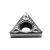 三角形倒角PCD车床铝用数控刀片TCGT110202/110204/16T304/090204 TCGT090202-AK GR10 边长9/r0